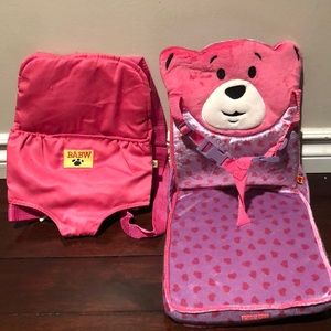 Build A Bear carrier & car seat